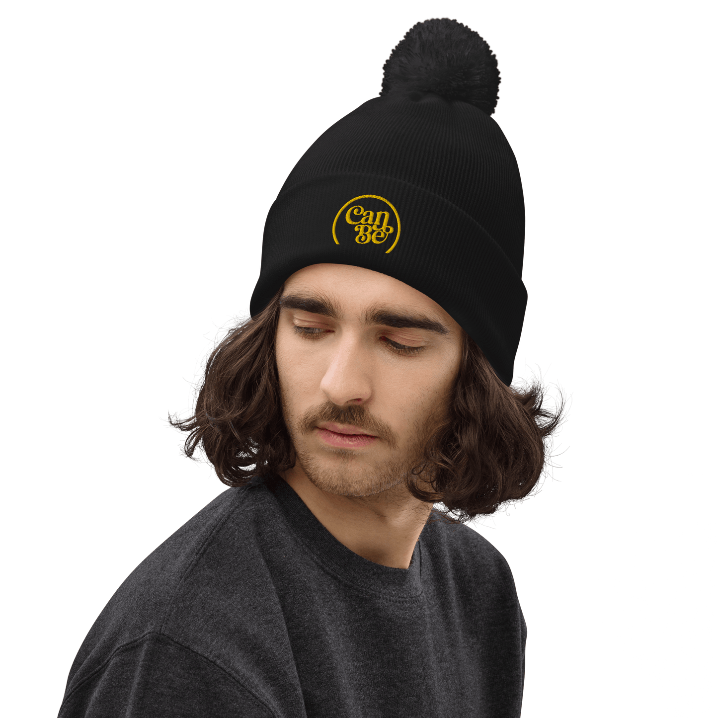 CanBe Black CanBe CBD Pom pom beanie - Unisex