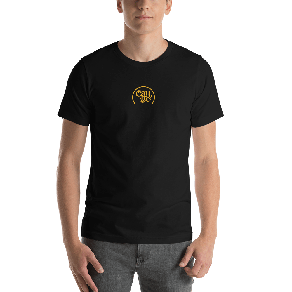 CanBe Black / XS CanBe CBD Centre Crest t-shirt - Unisex
