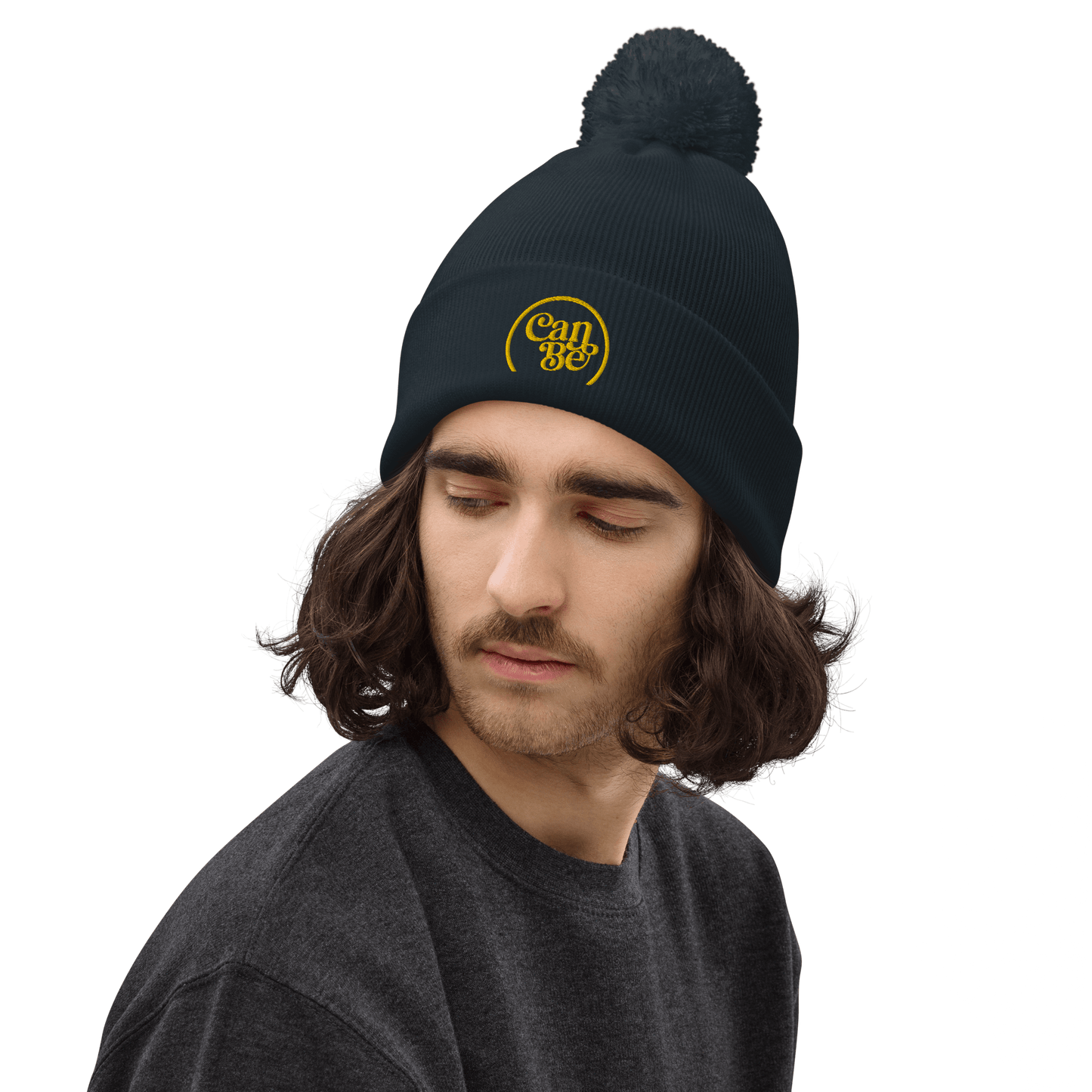 CanBe French Navy CanBe CBD Pom pom beanie - Unisex