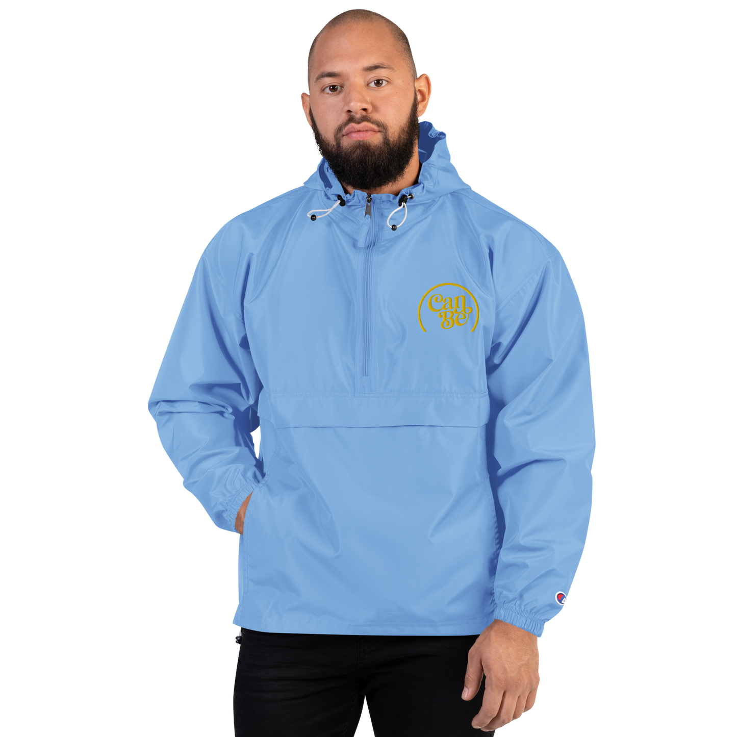 CanBe CBD x Champion Embroidered Packable Jacket
