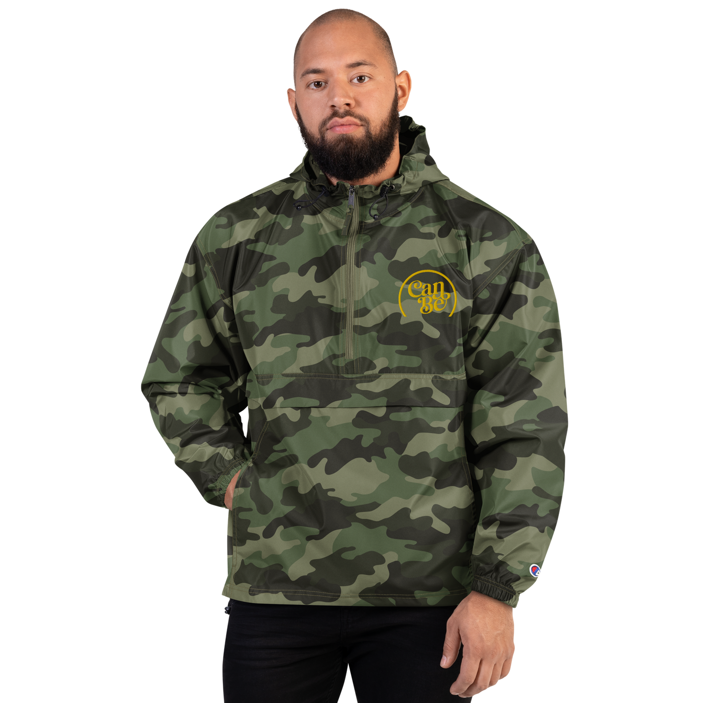 CanBe CBD x Champion Embroidered Packable Jacket