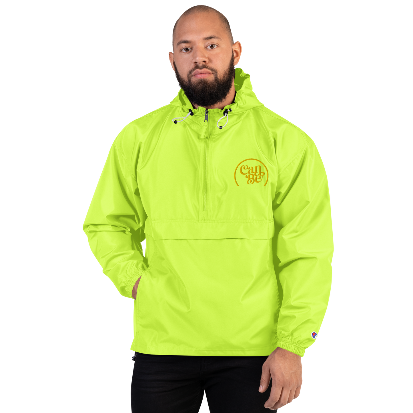 CanBe CBD x Champion Embroidered Packable Jacket