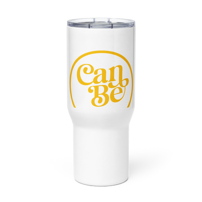 Travel mug with a handle