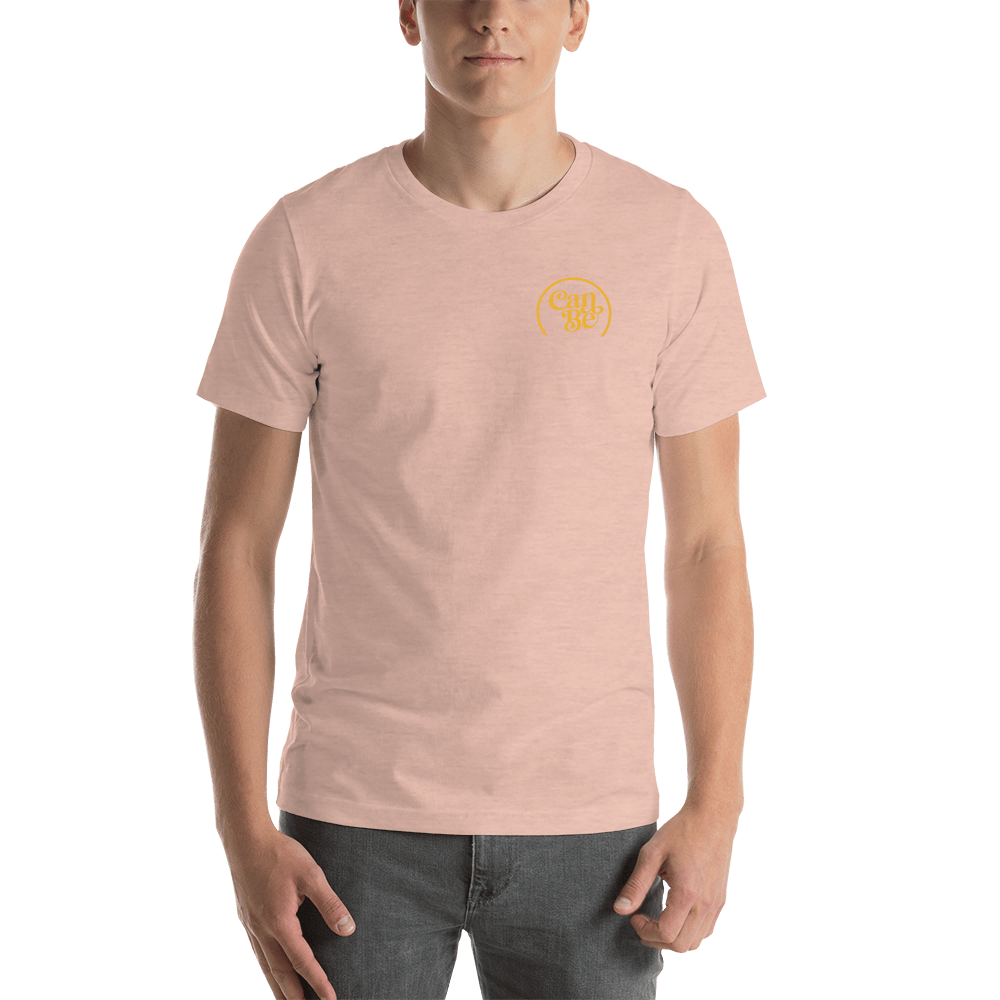 Hemprove UK Heather Prism Peach / XS CanBe CBD Chest Crest t-shirt - Unisex